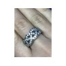 925 Sterling Silver CZ Ring Size 8.5