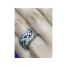 925 Sterling Silver CZ Ring Size 8.5