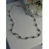 925 Sterling Silver Beautiful Necklace Length 17 Inch