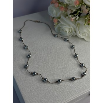 925 Sterling Silver Beautiful Necklace Length 17 Inch