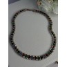 925 Sterling Silver Italy Milor Multicolor Agate Necklace Length 17 Inch