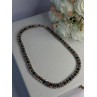 925 Sterling Silver Italy Milor Multicolor Agate Necklace Length 17 Inch