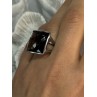 925 STERLING SILVER BROWN TOURMALINE RING SIZE 7