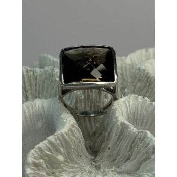 925 STERLING SILVER BROWN TOURMALINE RING SIZE 7