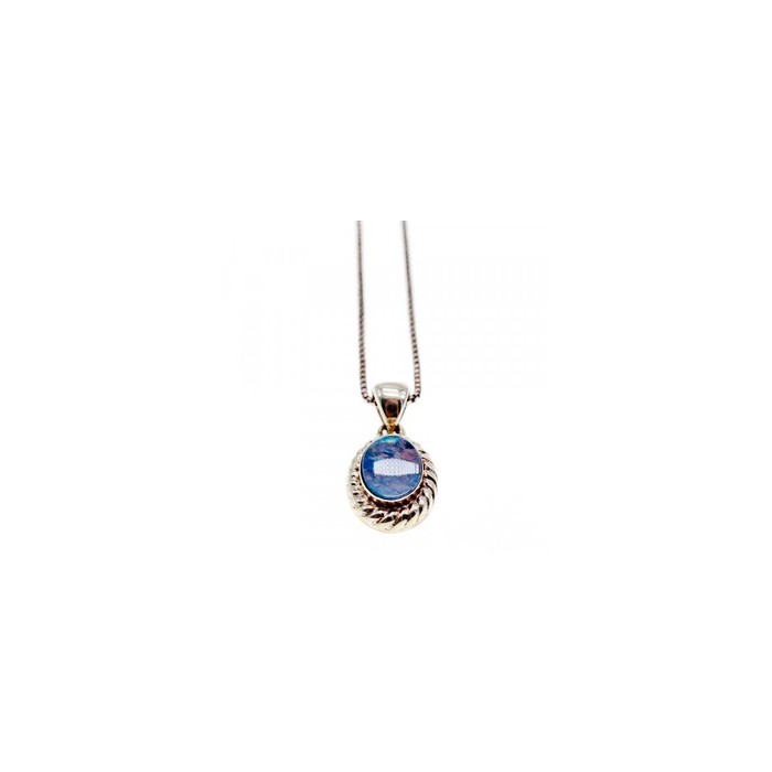 925 Sterling Silver Opal Chain With Pendant