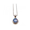 925 Sterling Silver Opal Chain With Pendant
