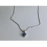 925 Sterling Silver Opal Chain With Pendant