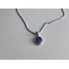 925 Sterling Silver Opal Chain With Pendant