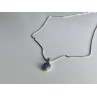 925 Sterling Silver Opal Chain With Pendant
