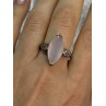 925 Sterling Silver Alpanite & CZ Ring Size 10.5