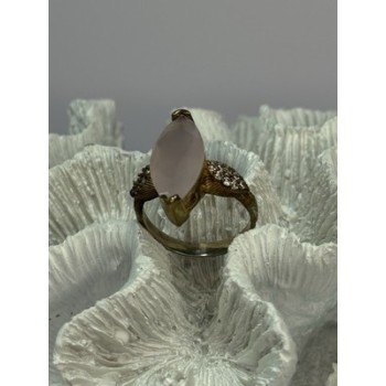 925 Sterling Silver Alpanite & CZ Ring Size 10.5