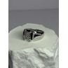 925 Sterling Silver CZ Men's Ring Size 12