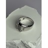 925 Sterling Silver CZ Men's Ring Size 12