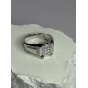 925 Sterling Silver CZ Men's Ring Size 12