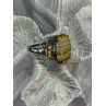 925 STERLING SILVER YASHMA & CITRINE RING SIZE 8