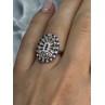 Beautiful 925 Sterling Silver CZ Ring Size 7.5