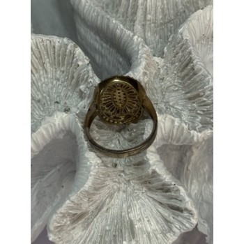 Beautiful 925 Sterling Silver CZ Ring Size 7.5