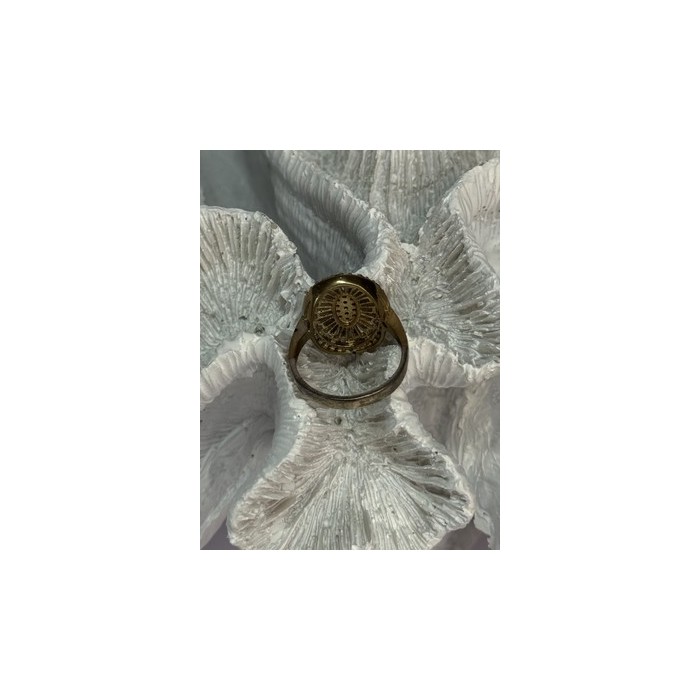 Beautiful 925 Sterling Silver CZ Ring Size 7.5