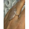 VINTAGE 925 STERLING SILVER MORGANITE RING SIZE 8