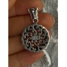 925 Sterling Silver Carnelian Pendant Lenght 1.60 Inch