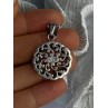 925 Sterling Silver Carnelian Pendant Lenght 1.60 Inch