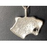925 Sterling Silver Panther Big Cat Pendant Necklace