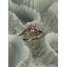 10K YELLOW GOLD MORGANITE RING SIZE 7.5