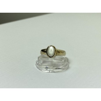 Vintage 925 Sterling Silver Moonstone Ring Size 11.25