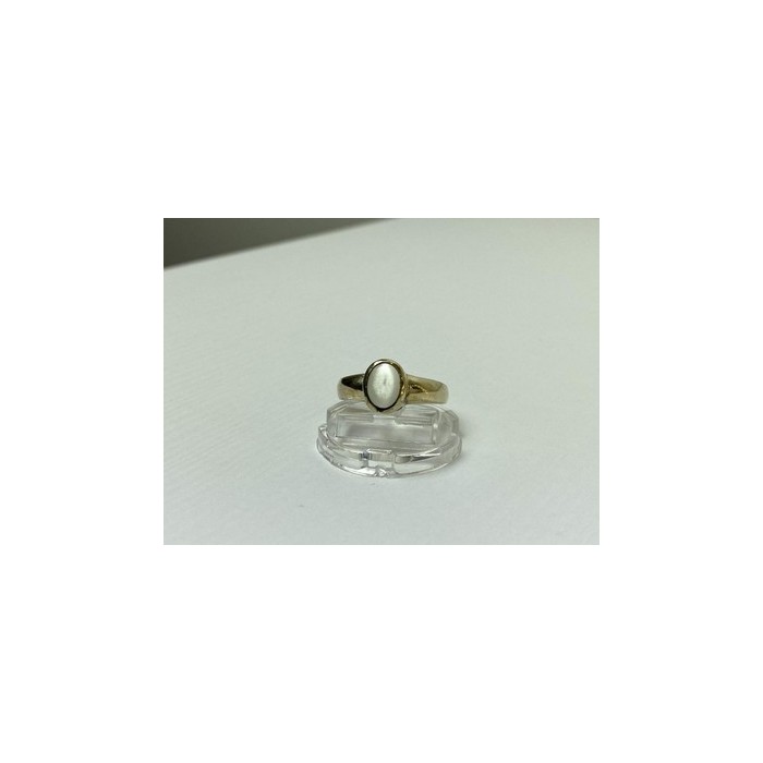 Vintage 925 Sterling Silver Moonstone Ring Size 11.25