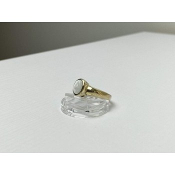 Vintage 925 Sterling Silver Moonstone Ring Size 11.25