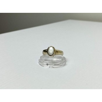 Vintage 925 Sterling Silver Moonstone Ring Size 11.25