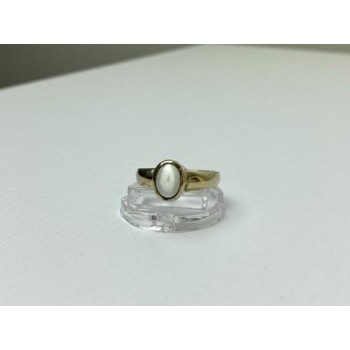 Vintage 925 Sterling Silver Moonstone Ring Size 11.25