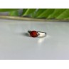 Vintage 925 Sterling Silver Agate Ring Size 7.25