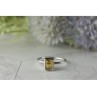 925 Sterling Silver Citrine Ring Size 7.5