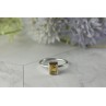925 Sterling Silver Citrine Ring Size 7.5