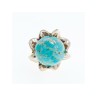 925 Sterling Silver Larimar Ring Size 6.75