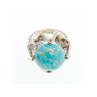 925 Sterling Silver Larimar Ring Size 6.75
