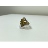 925 Sterling Silver Gold Plated Citrine Ring Size 5.5