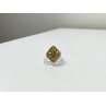 925 Sterling Silver Gold Plated Citrine Ring Size 5.5