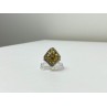925 Sterling Silver Gold Plated Citrine Ring Size 5.5