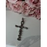 925 STERLING SILVER CROSS LENGTH 3 in