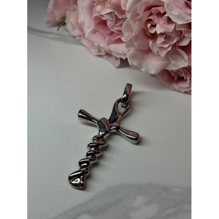 925 STERLING SILVER CROSS LENGTH 3 in