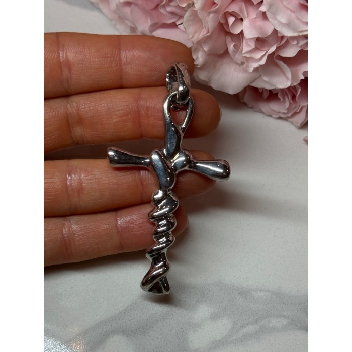 925 STERLING SILVER CROSS LENGTH 3 in
