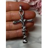 925 STERLING SILVER CROSS LENGTH 3 in