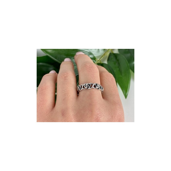 Vintage Sterling Silver Ring Size 10.25