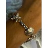 Summer Ocean Shell Star 925 Sterling Silver Bracelet Length 7