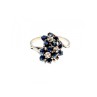 925 Sterling Silver Sapphire & CZ 
