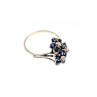 925 Sterling Silver Sapphire & CZ 