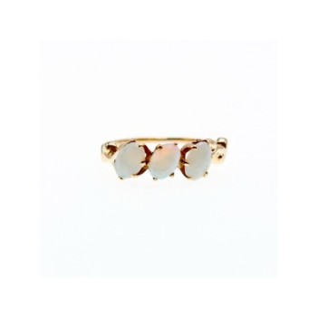 10K YELLOW GOLD OPAL RING SIZE 6