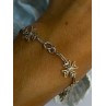 Lovely 925 Sterling Silver Bracelet Length 7
